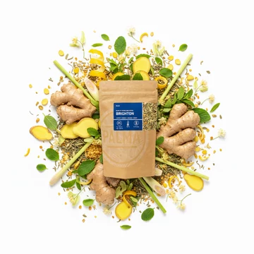 PALMA - BRIGHTON - Citromos-Gyömbéres-Mézes gyógynövény tea